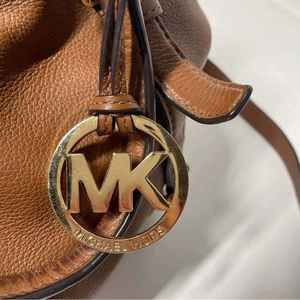 Michael Kors Brown Large Bedford Satchel